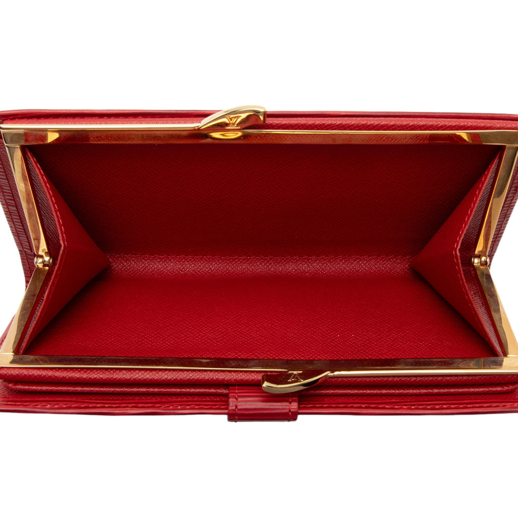 Louis Vuitton Vintage Epi Leather Continental French Purse Wallet (SHF-j98dKy)
