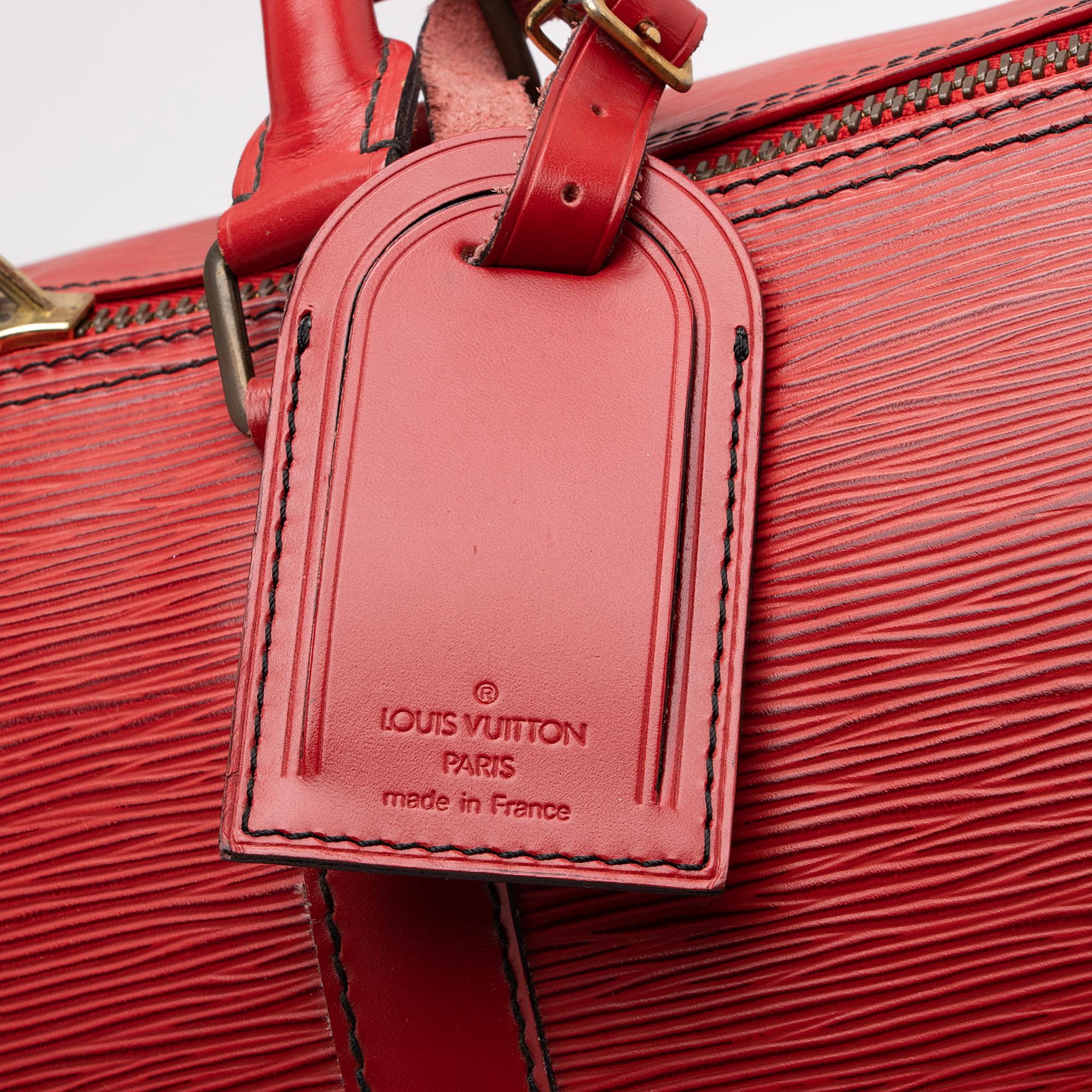 Louis Vuitton Vintage Epi Leather Keepall 45 Duffle Bag (SHF-22789)