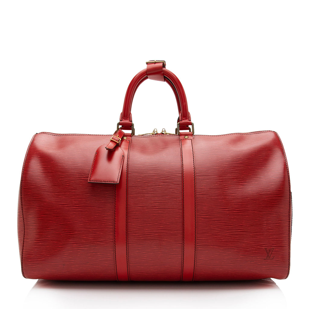 Louis Vuitton Vintage Epi Leather Keepall 45 Duffle Bag (SHF-tOfN9D)