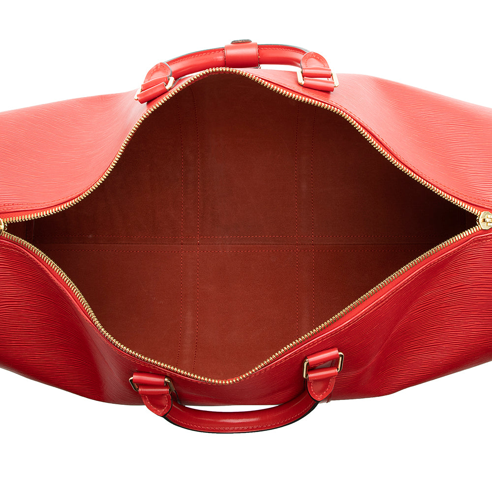 Louis Vuitton Vintage Epi Leather Keepall 50 Duffel Bag (SHF-19332)