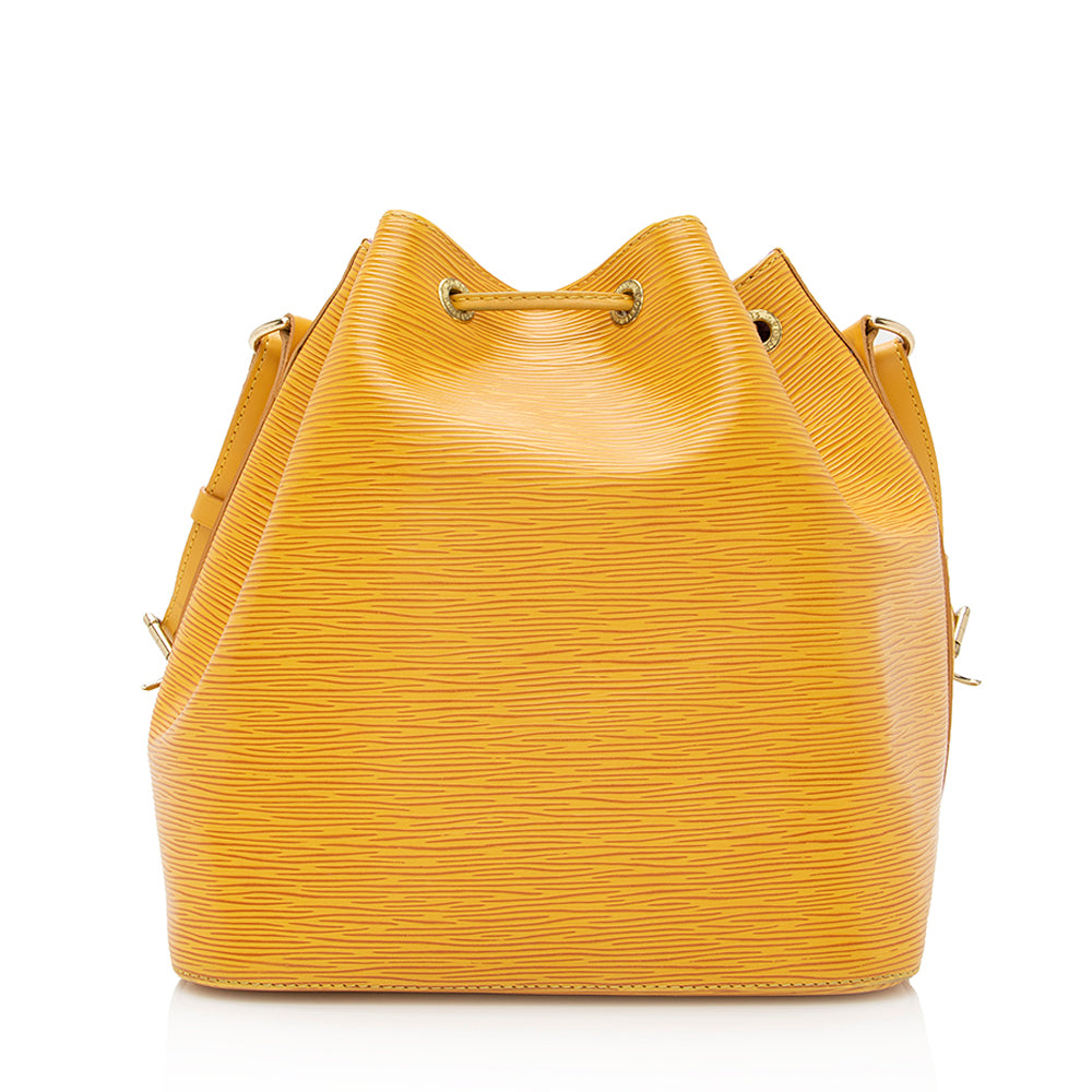 Louis Vuitton Vintage Epi Leather Petit Noe Shoulder Bag (SHF-21407)