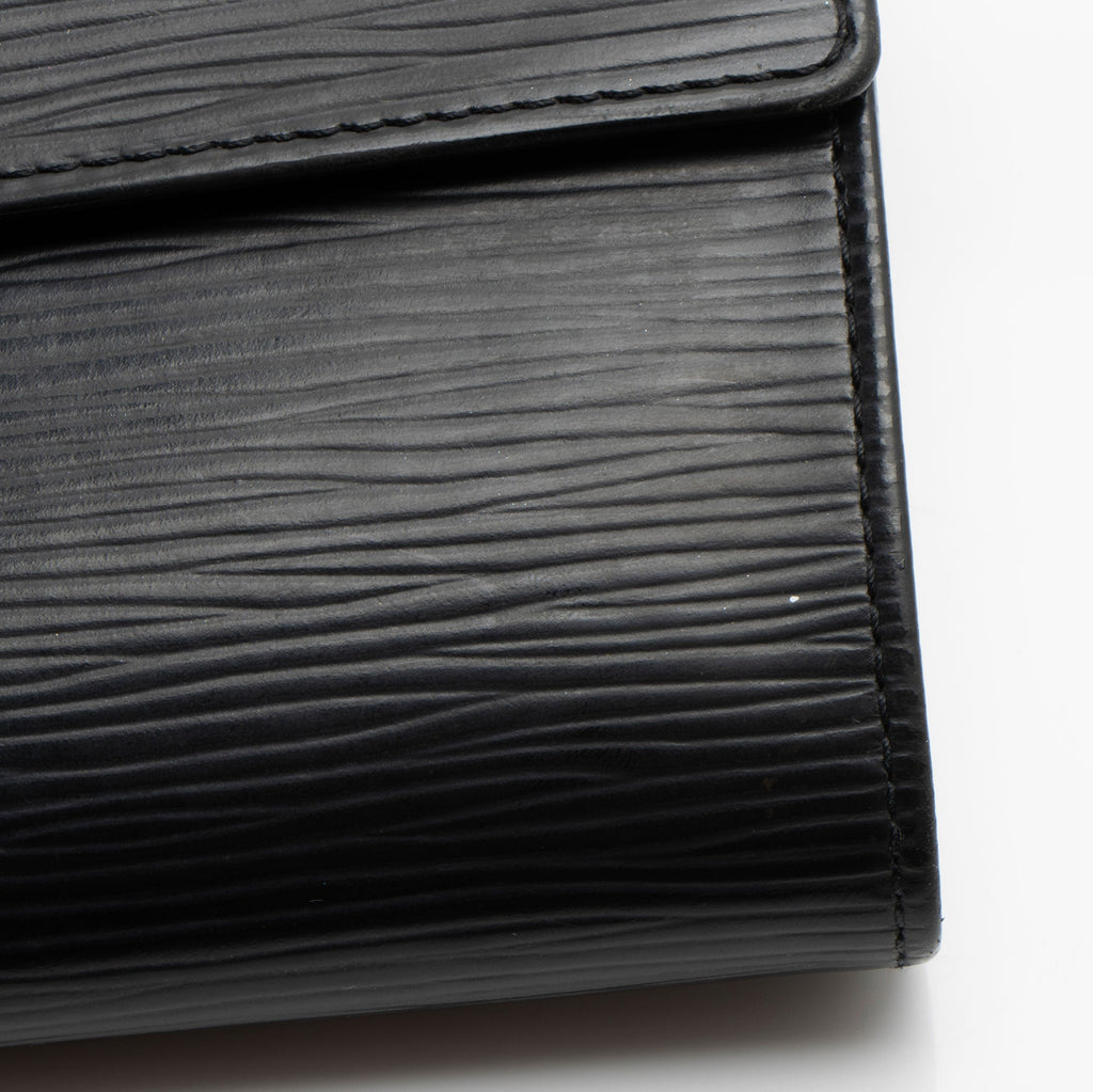 Louis Vuitton Vintage Epi Leather Porte Tresor Etui Papiers Wallet (SHF-1yg6ql)