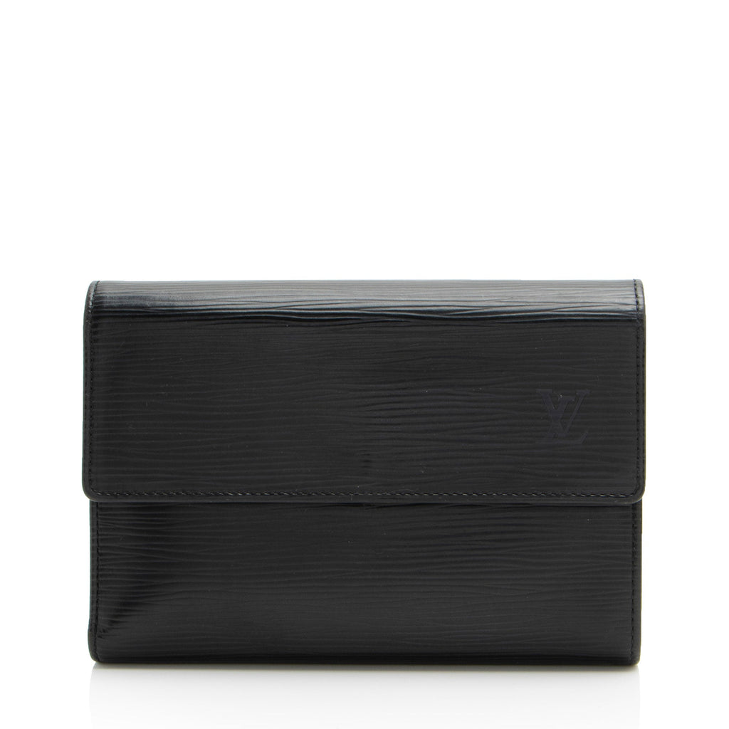 Louis Vuitton Vintage Epi Leather Porte Tresor Etui Papiers Wallet (SHF-1yg6ql)