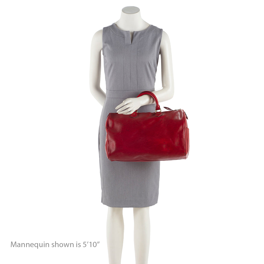 Louis Vuitton Vintage Epi Leather Speedy 35 Satchel - FINAL SALE (SHF-16757)