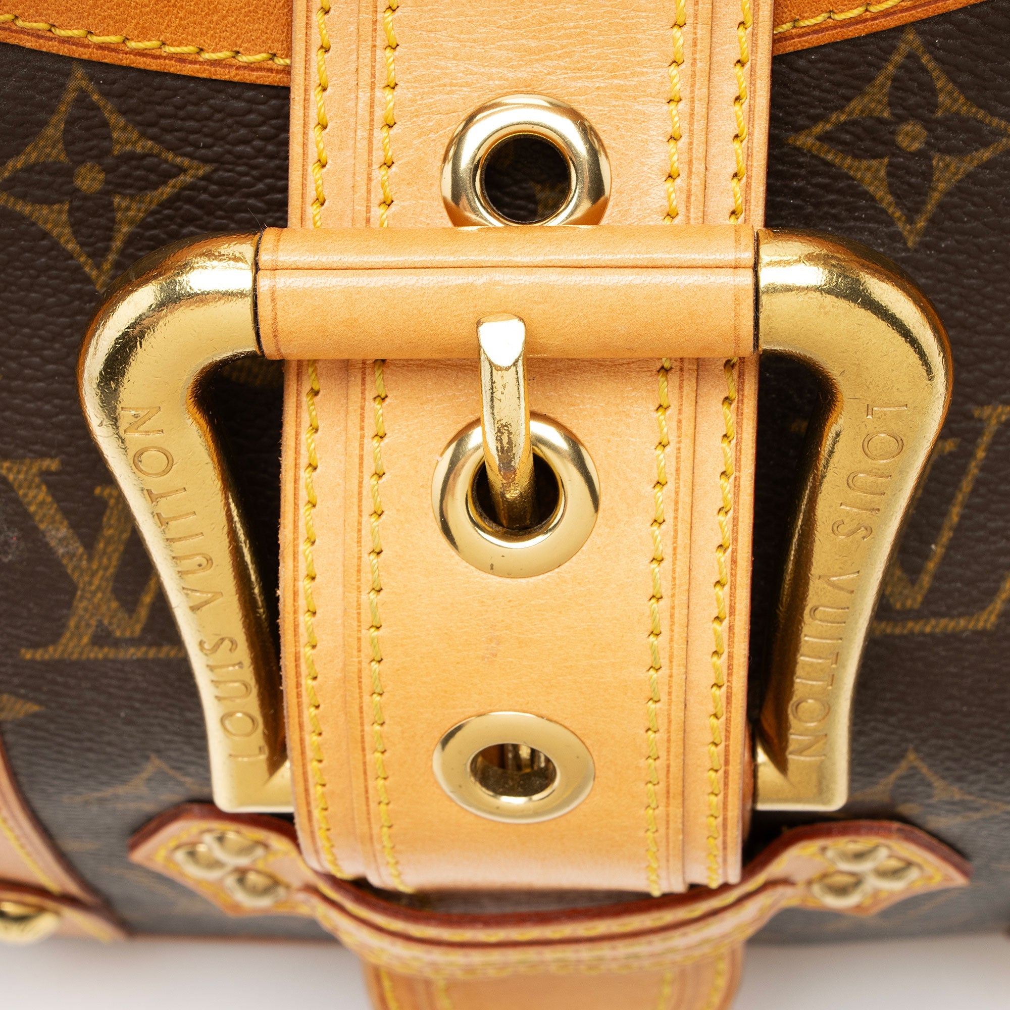 Louis Vuitton Vintage Limited Edition Monogram Canvas Theda GM Satchel