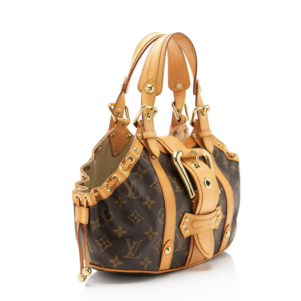 Louis Vuitton Vintage Limited Edition Monogram Canvas Theda GM Satchel