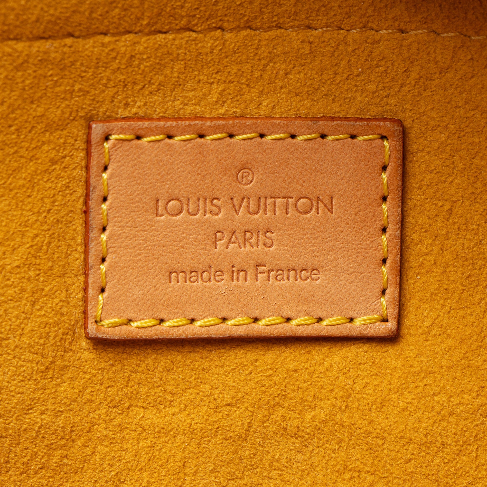 Louis Vuitton Vintage Limited Edition Monogram Denim Porte Epaule Raye GM Satchel