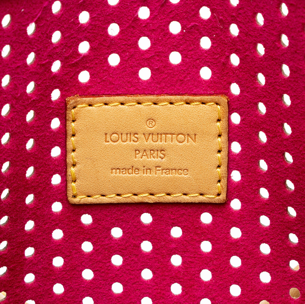 Louis Vuitton Vintage Limited Edition Monogram Perforated Speedy 30 Satchel