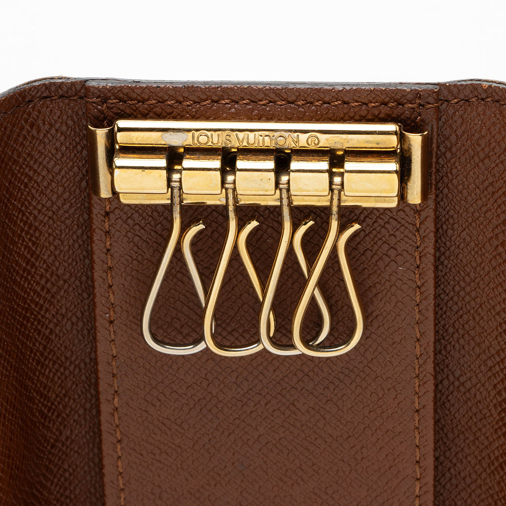 Louis Vuitton Vintage Monogram Canvas 4 Key Holder