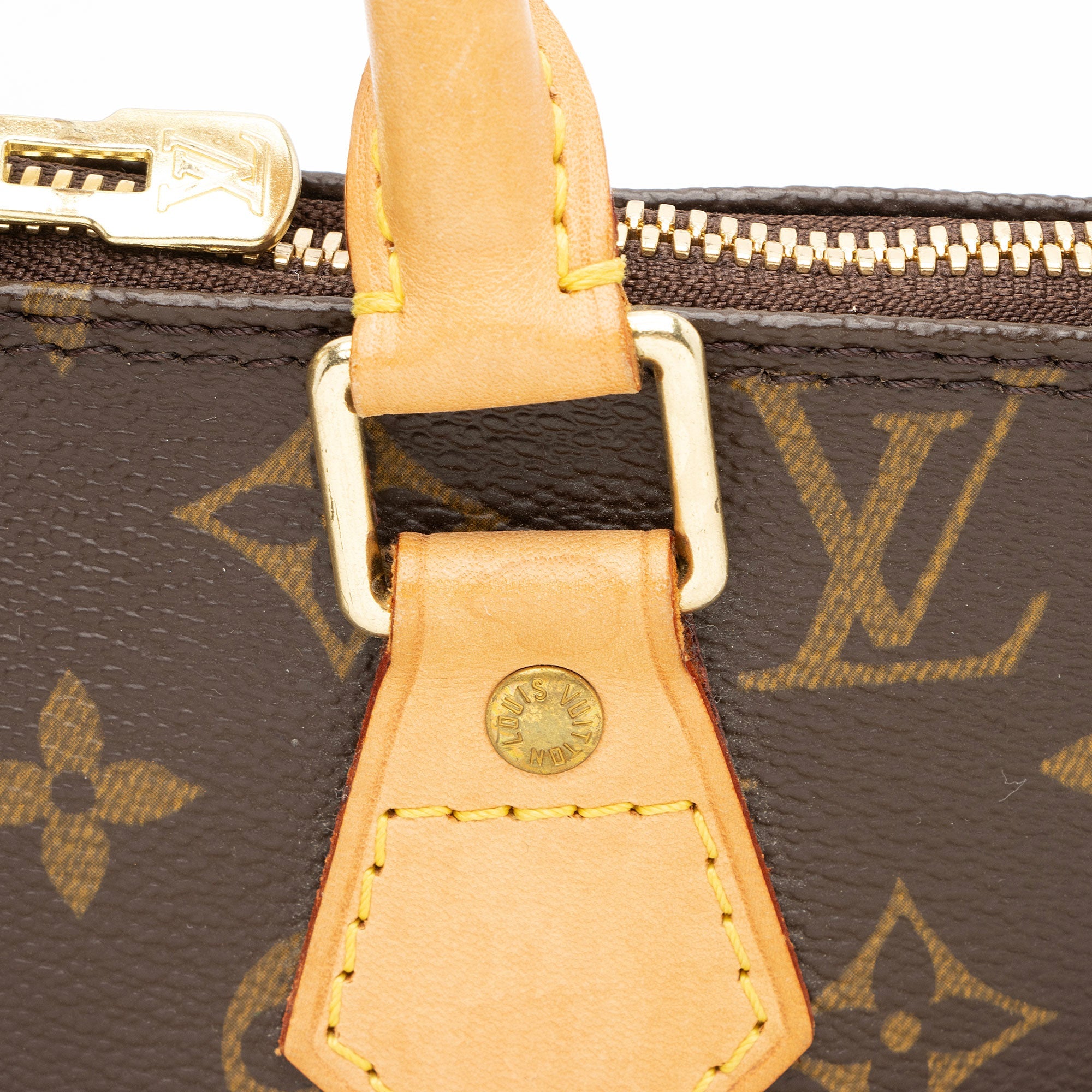 Louis Vuitton Vintage Monogram Canvas Alma PM Satchel