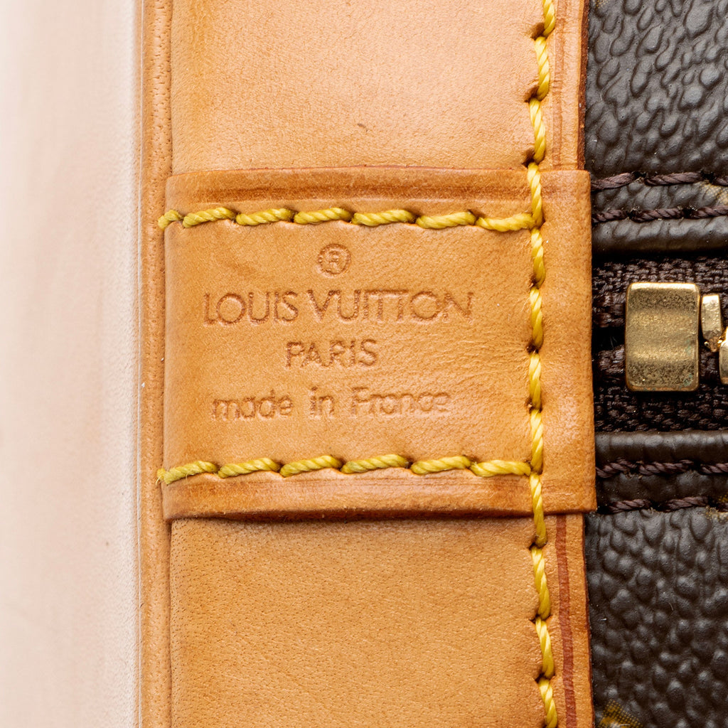 Louis Vuitton Vintage Monogram Canvas Alma PM Satchel