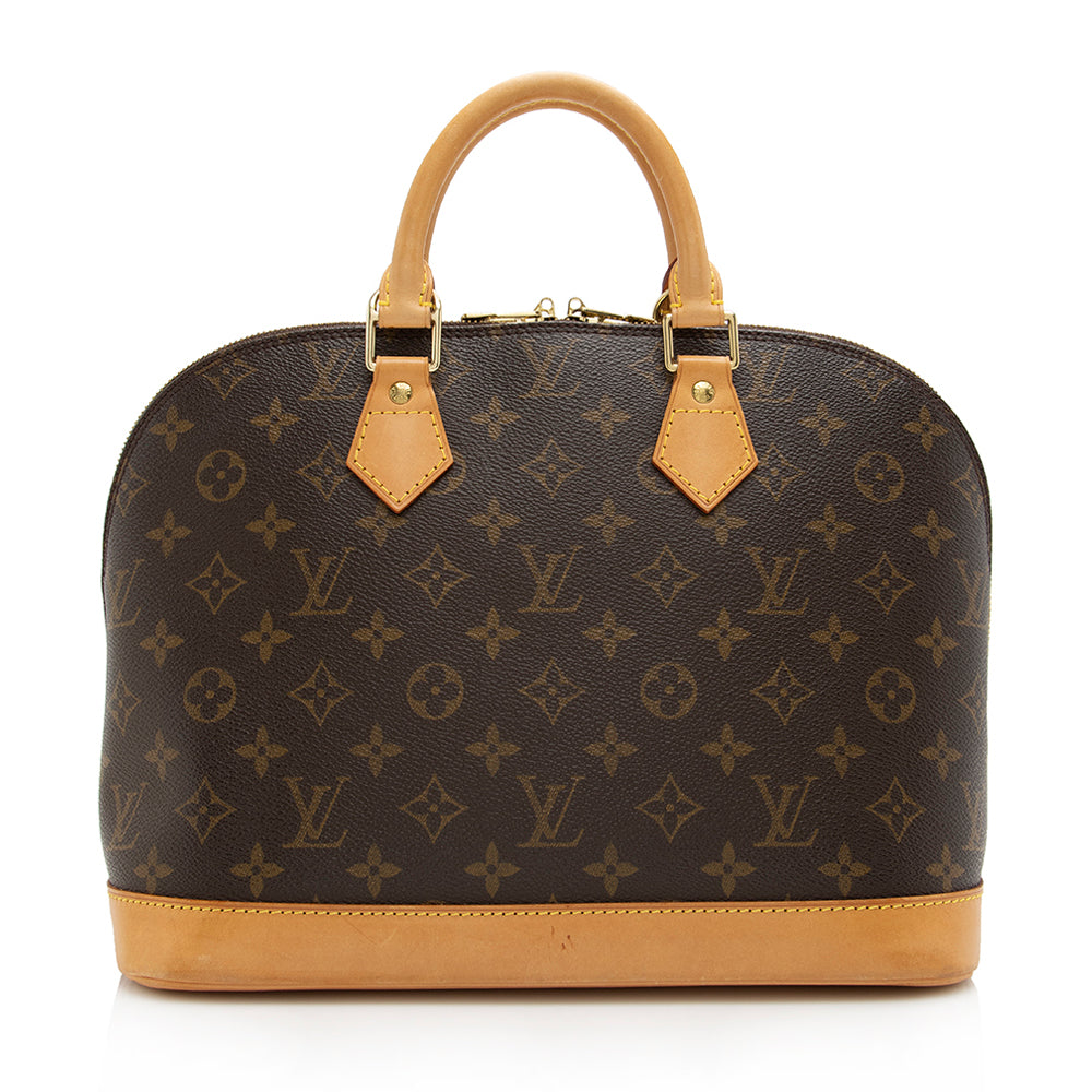 Louis Vuitton Vintage Monogram Canvas Alma PM Satchel (SHF-17770)