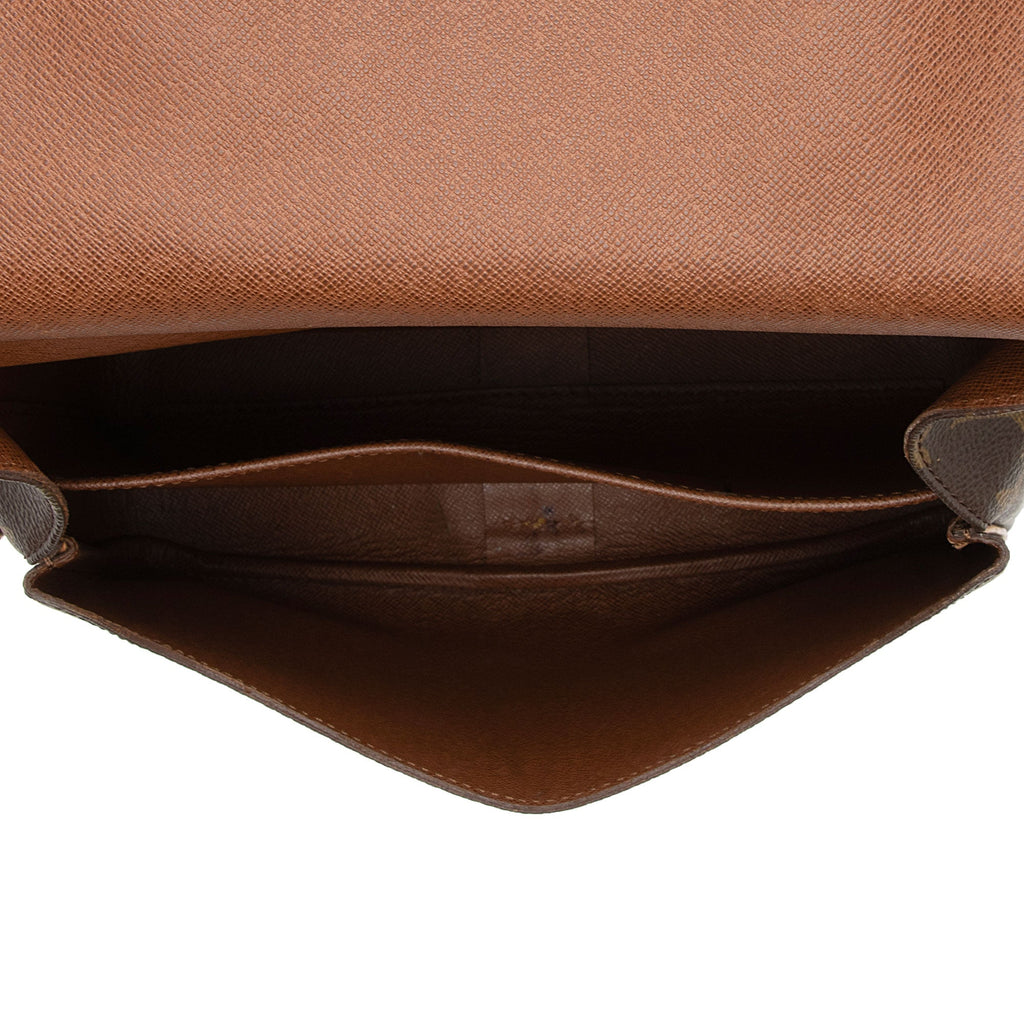 Louis Vuitton Vintage Monogram Canvas Cartouchiere GM Shoulder Bag (SHF-yJImEg)