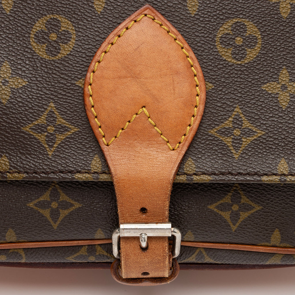 Louis Vuitton Vintage Monogram Canvas Cartouchiere GM Shoulder Bag (SHF-4wWmw7)