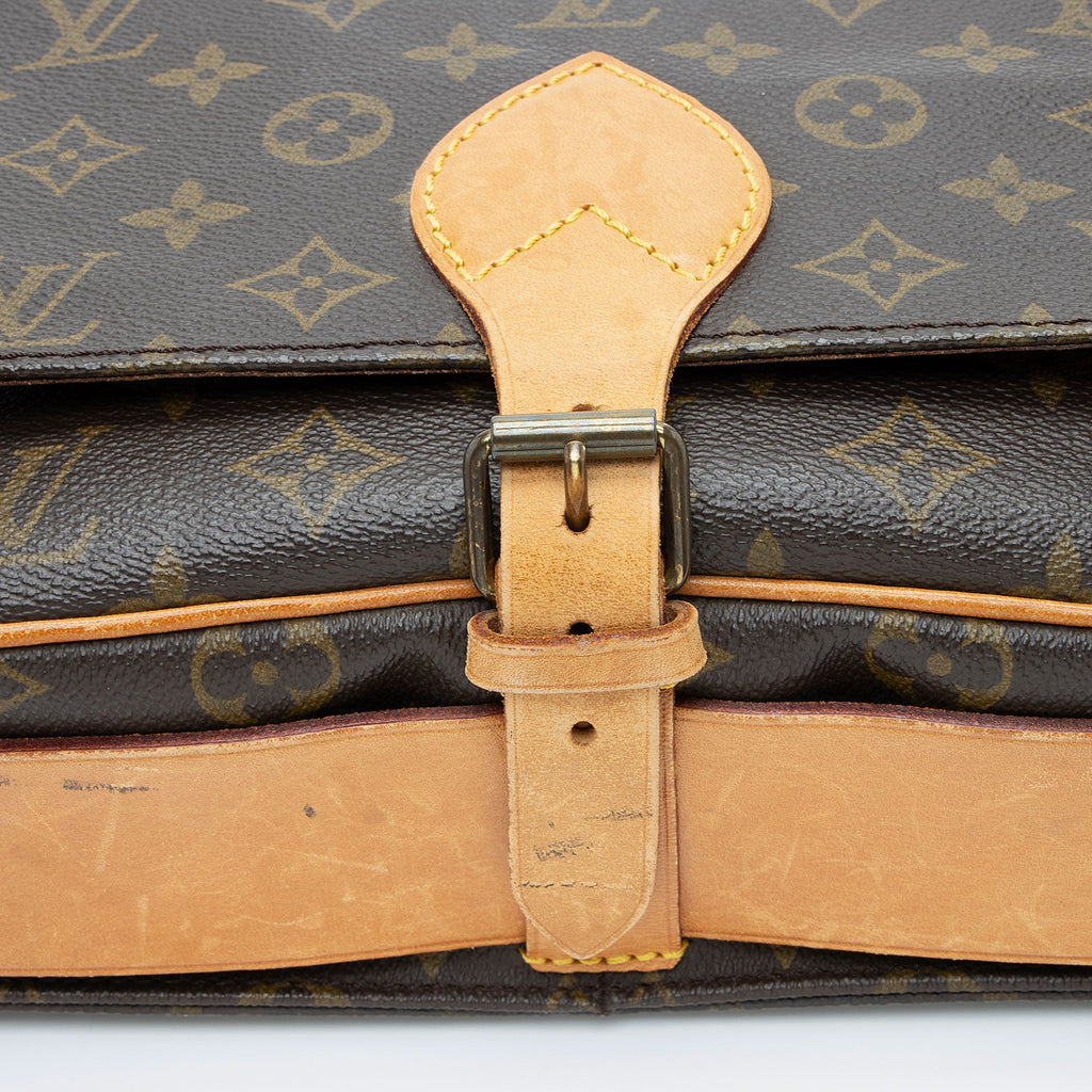 Louis Vuitton Vintage Monogram Canvas Cartouchiere GM Shoulder Bag