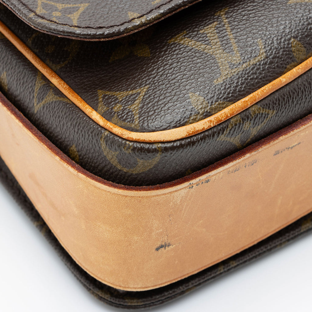 Louis Vuitton Vintage Monogram Canvas Cartouchiere GM Shoulder Bag