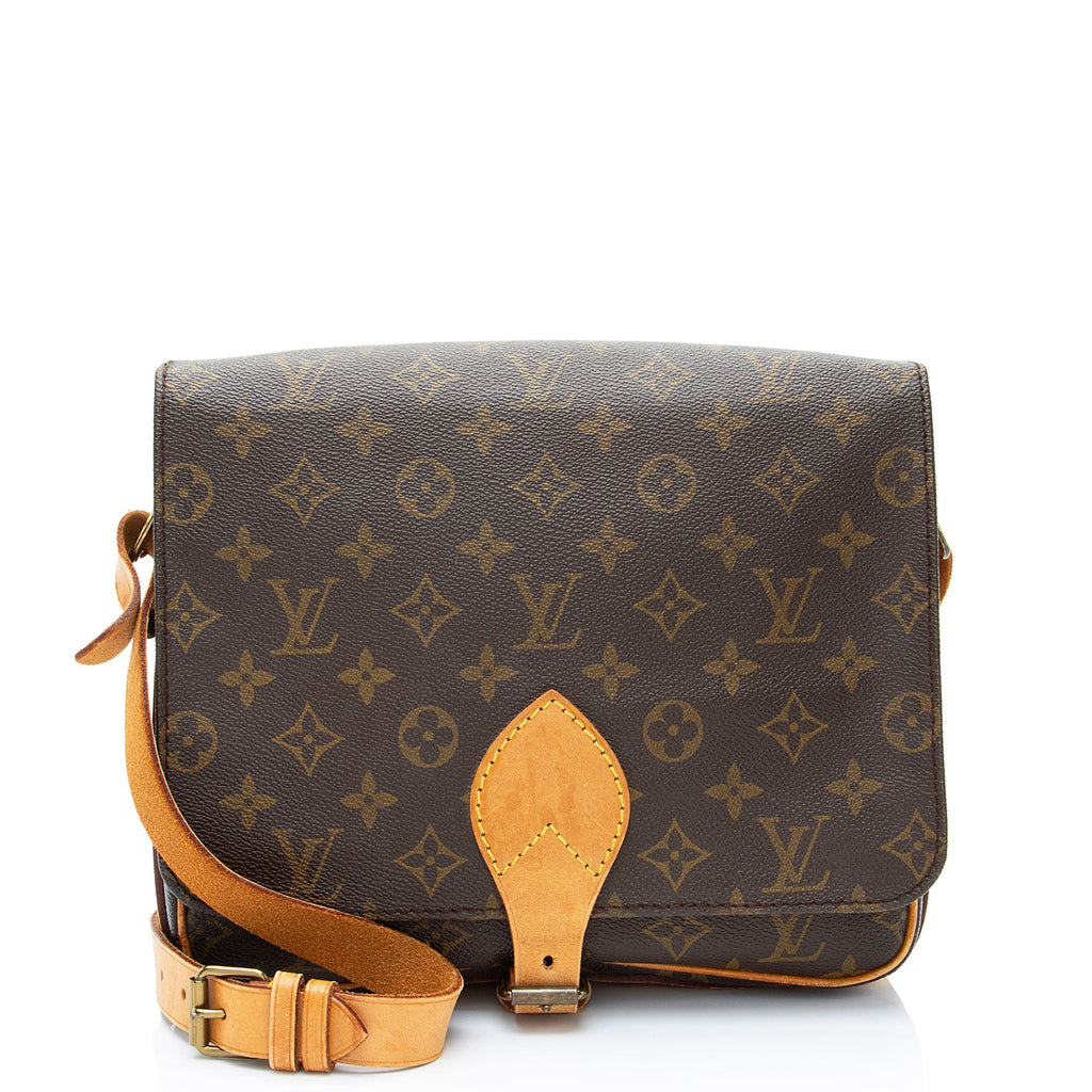 Louis Vuitton Vintage Monogram Canvas Cartouchiere GM Shoulder Bag