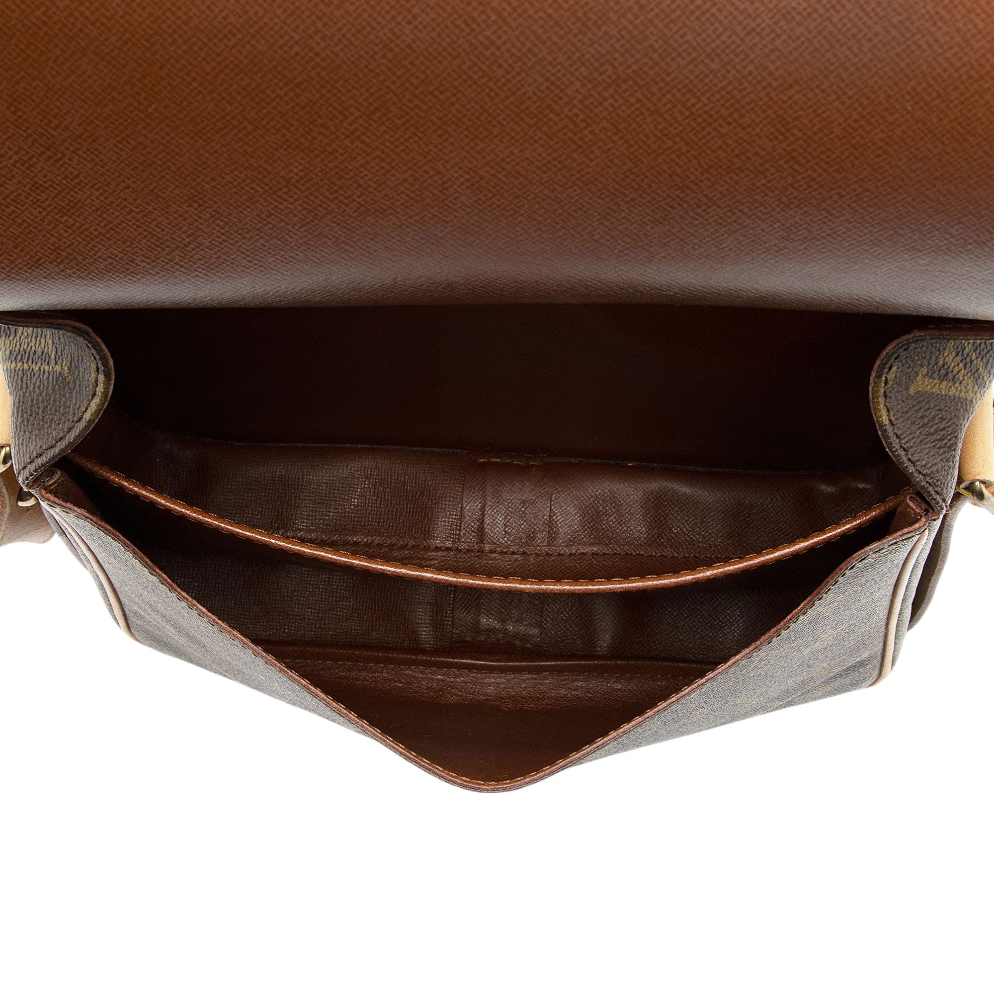 Louis Vuitton Vintage Monogram Canvas Cartouchiere GM Shoulder Bag