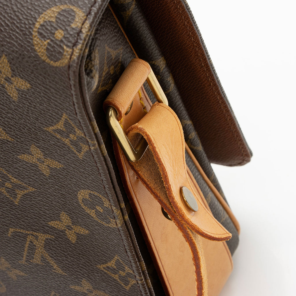 Louis Vuitton Vintage Monogram Canvas Cartouchiere GM Shoulder Bag
