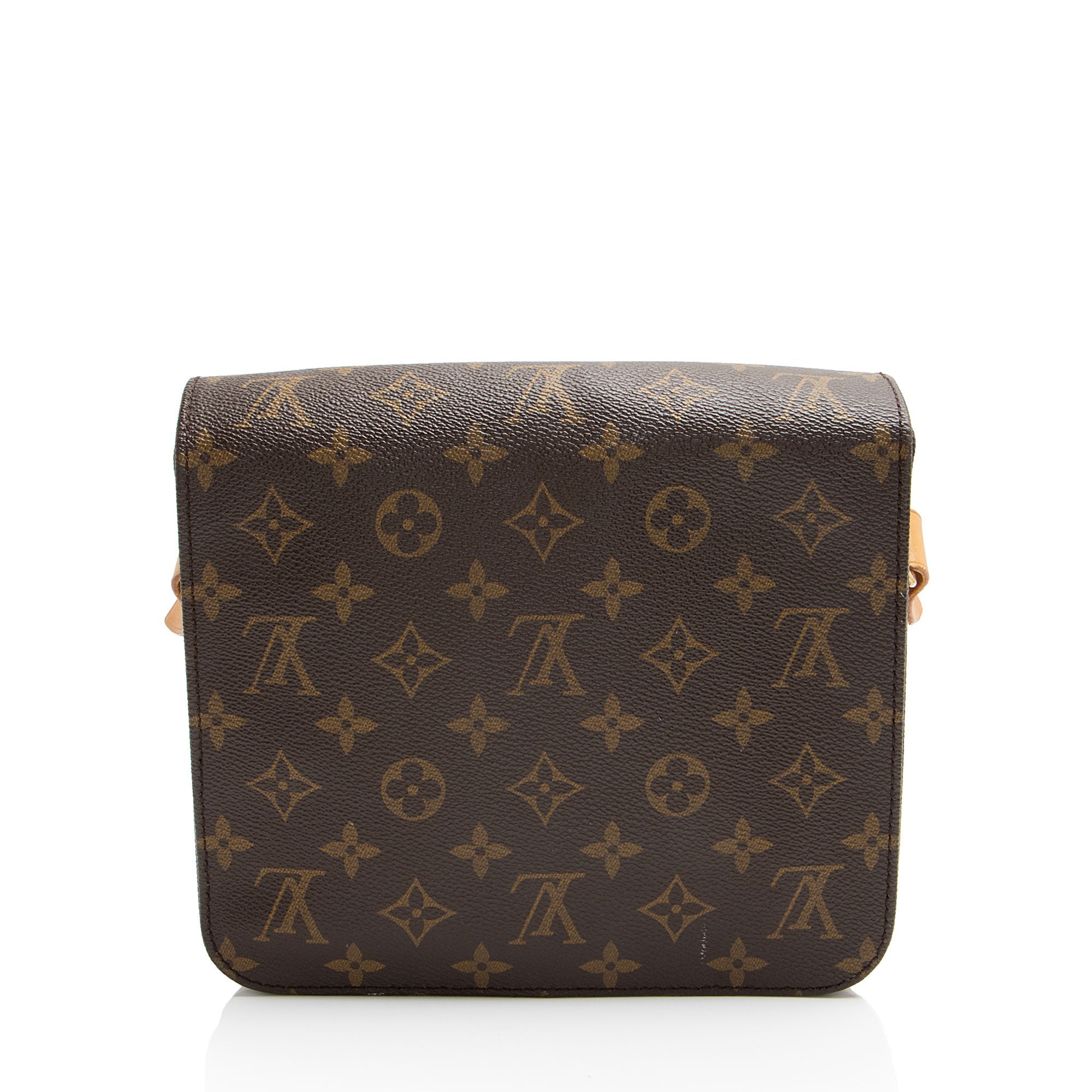 Louis Vuitton Vintage Monogram Canvas Cartouchiere MM Shoulder Bag (SHF-a2Ciyq)