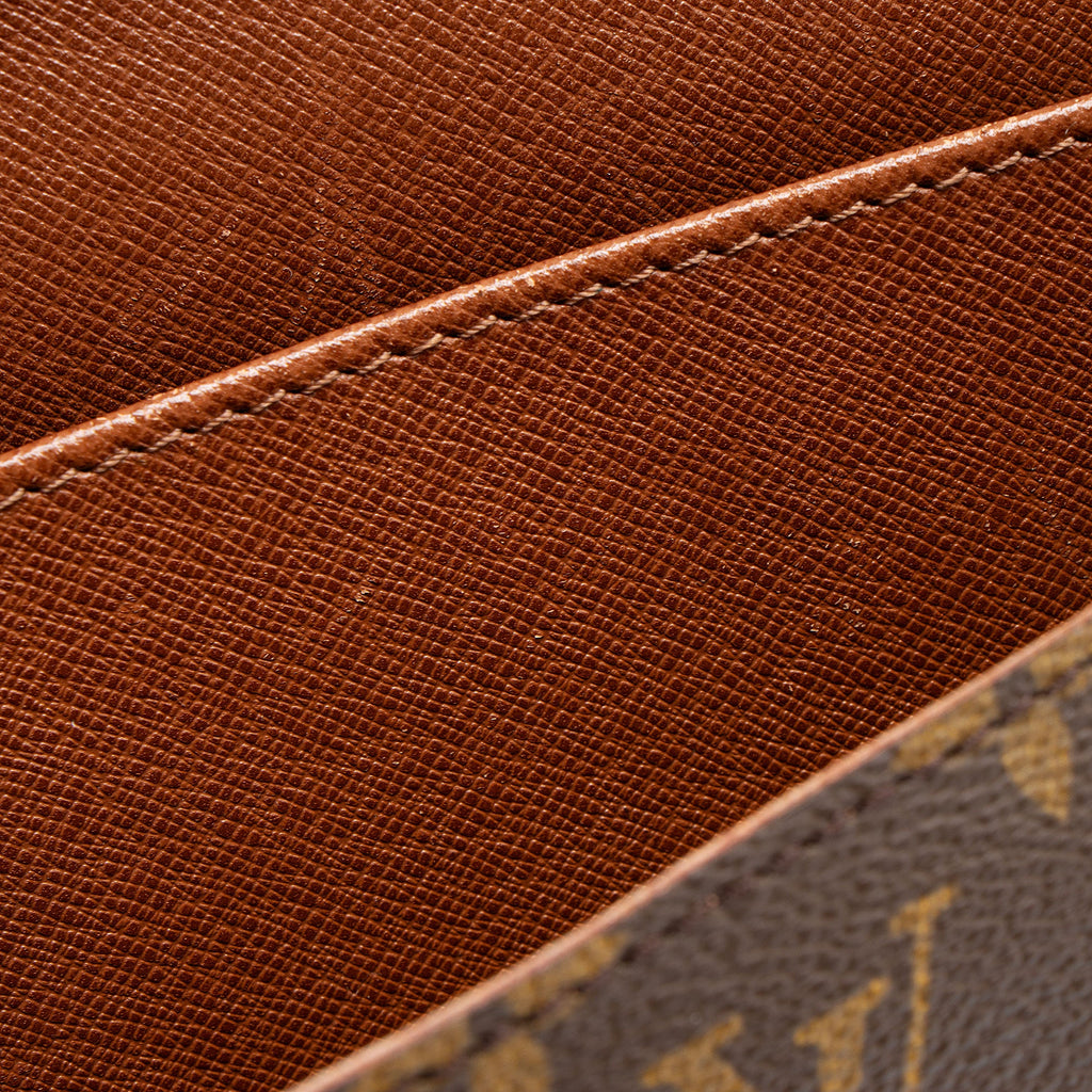 Louis Vuitton Vintage Monogram Canvas Cartouchiere MM Shoulder Bag (SHF-a2Ciyq)