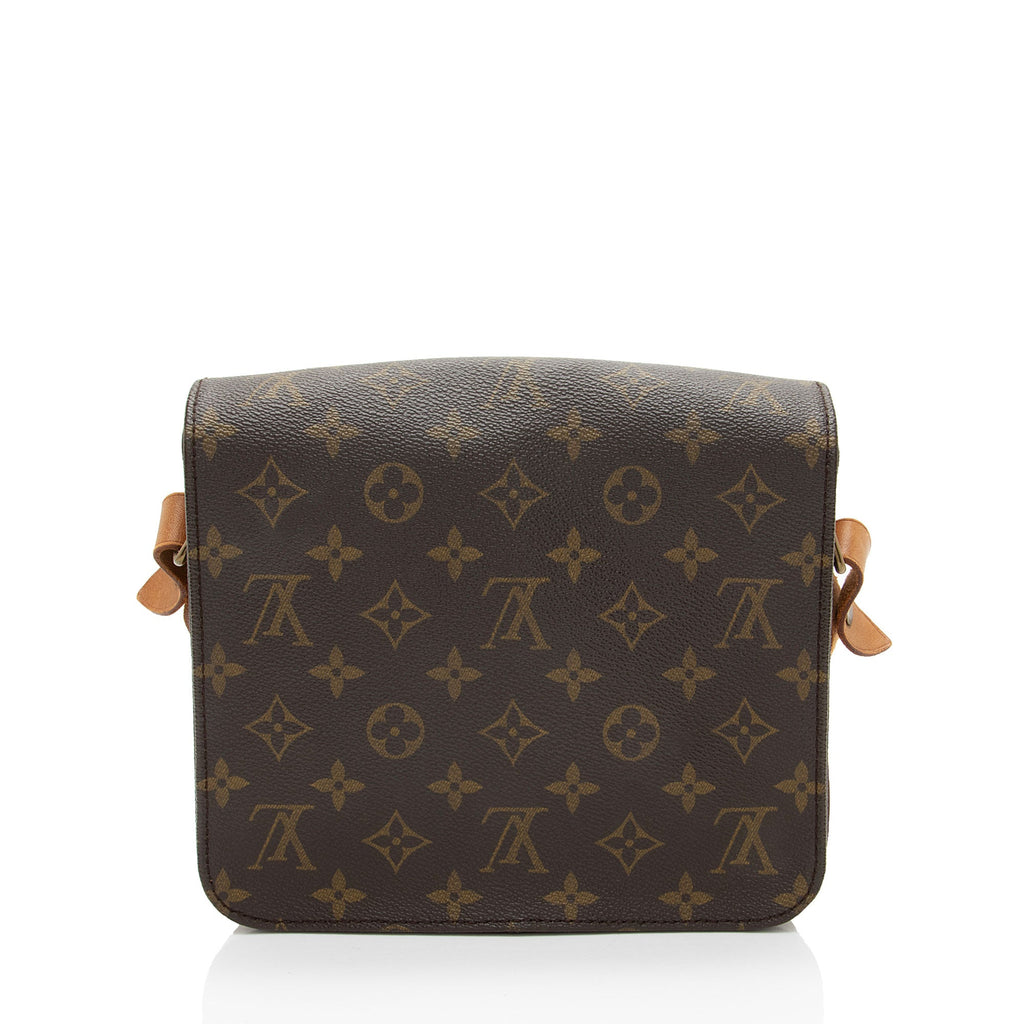 Louis Vuitton Vintage Monogram Canvas Cartouchiere MM Shoulder Bag