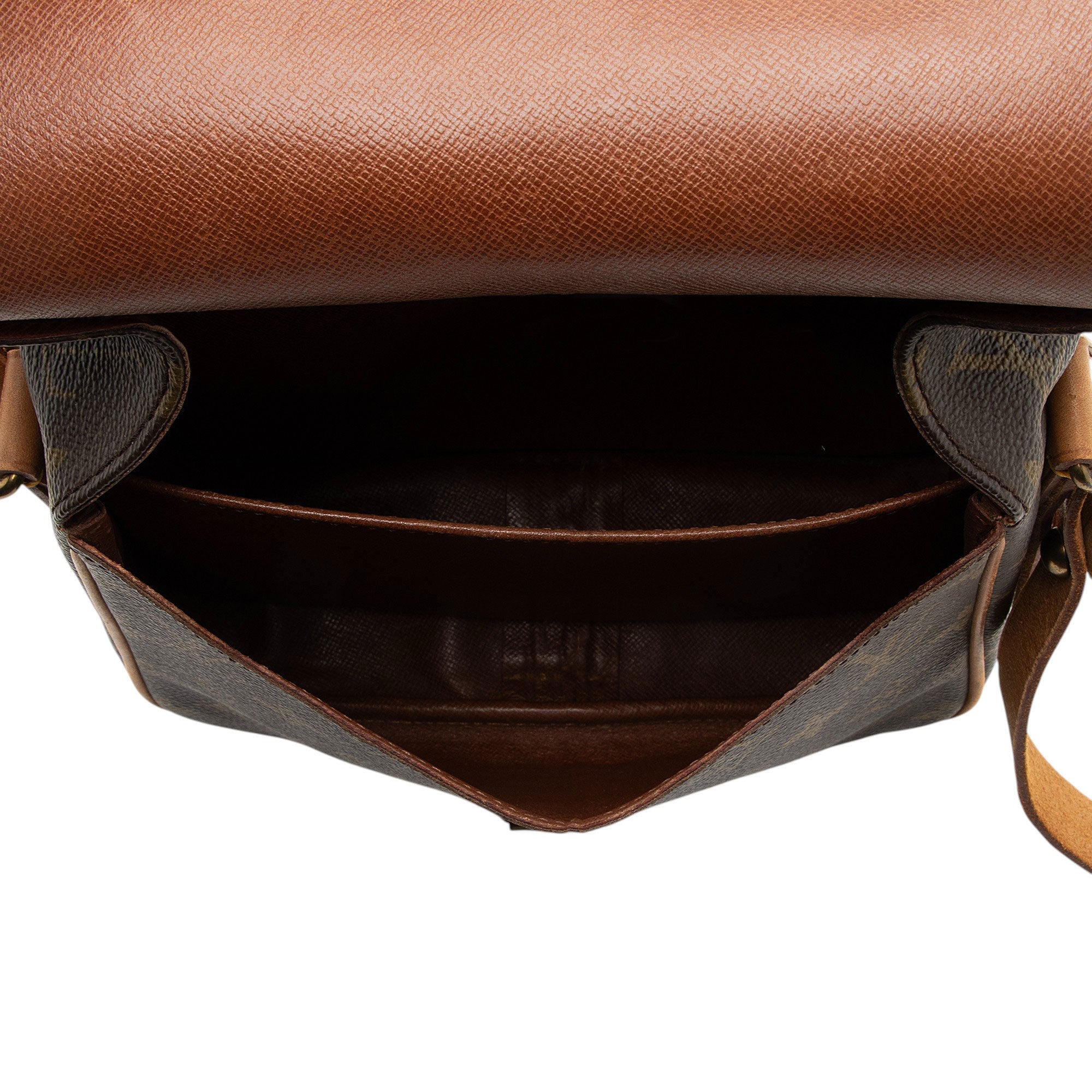 Louis Vuitton Vintage Monogram Canvas Cartouchiere MM Shoulder Bag