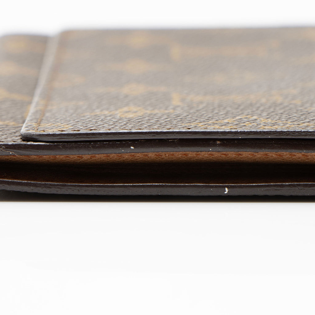 Louis Vuitton Vintage Monogram Canvas Checkbook Wallet