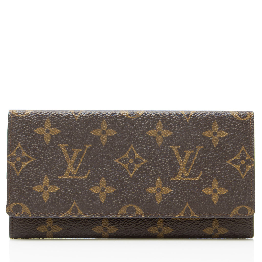 Louis Vuitton Vintage Monogram Canvas Checkbook Wallet