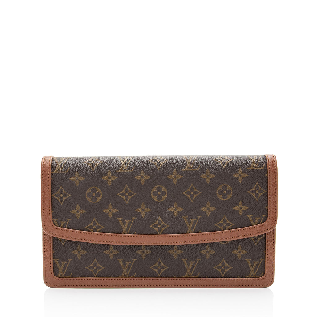 Louis Vuitton Vintage Monogram Canvas Dame 29 Clutch