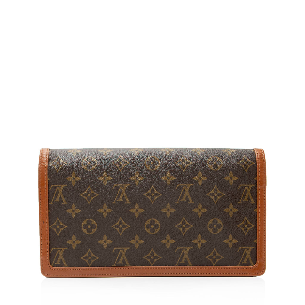 Louis Vuitton Vintage Monogram Canvas Dame 29 Clutch