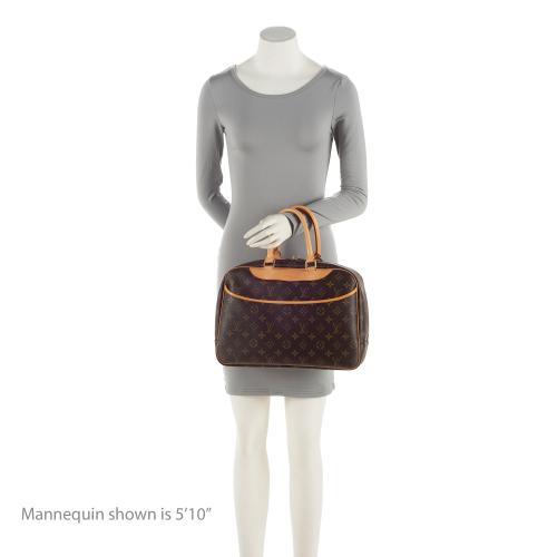 Louis Vuitton Vintage Monogram Canvas Deauville Satchel (SHF-23319)