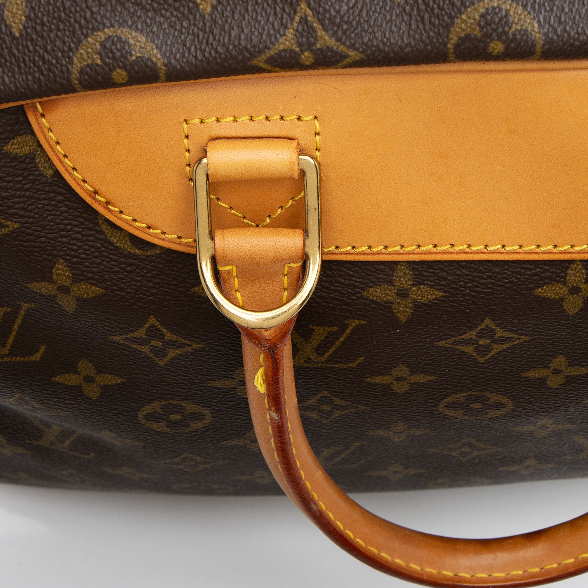 Louis Vuitton Vintage Monogram Canvas Deauville Satchel (SHF-HqTgh0)