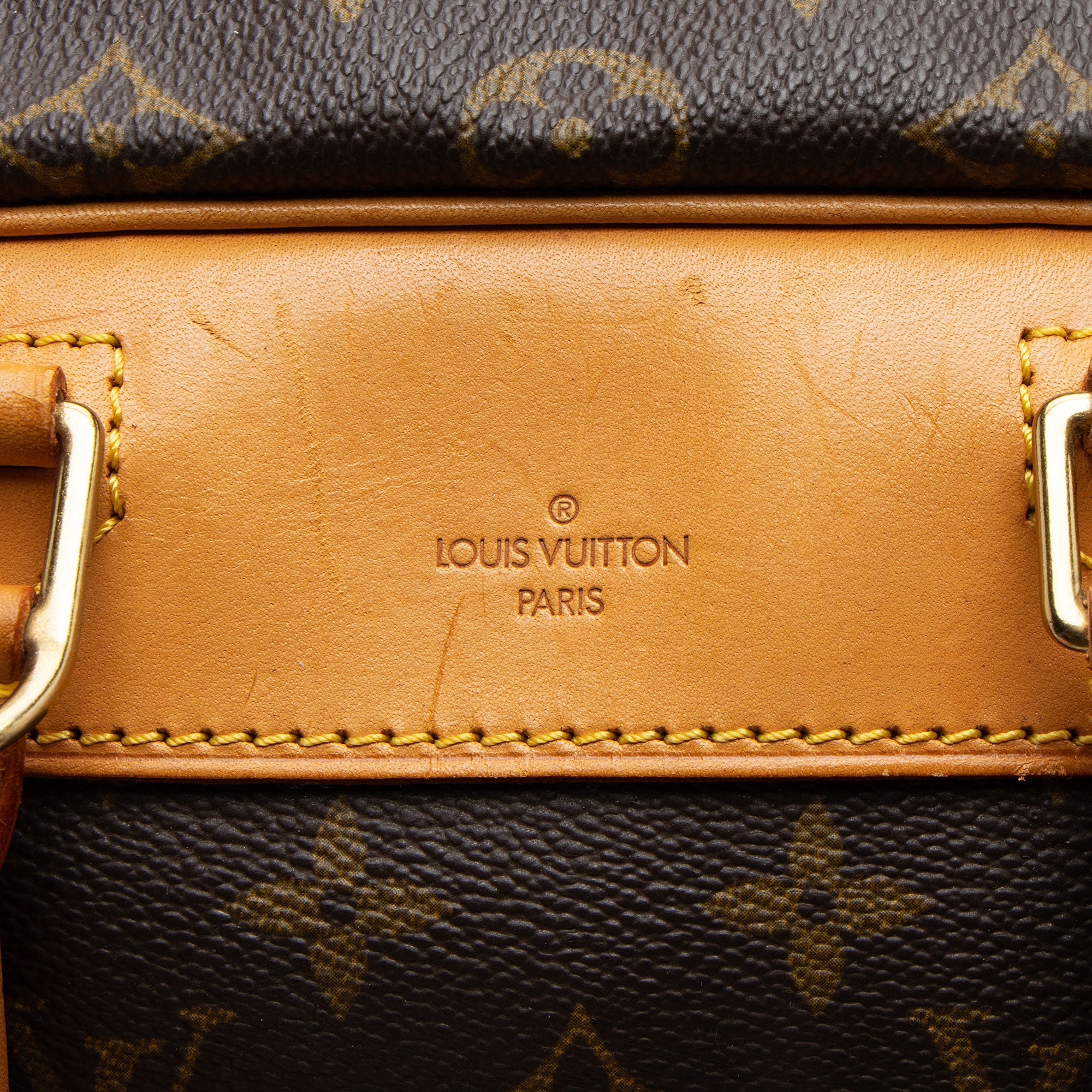 Louis Vuitton Vintage Monogram Canvas Deauville Satchel (SHF-HqTgh0)