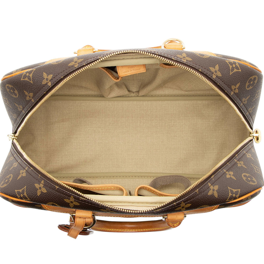 Louis Vuitton Vintage Monogram Canvas Deauville Satchel