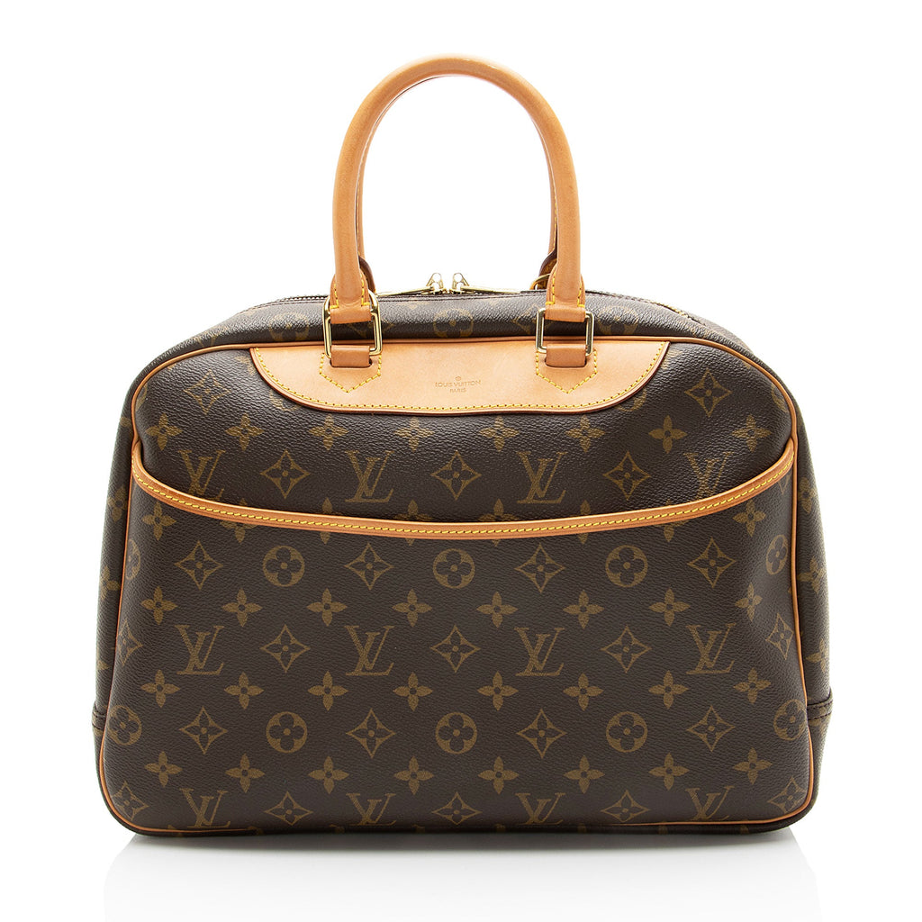 Louis Vuitton Vintage Monogram Canvas Deauville Satchel