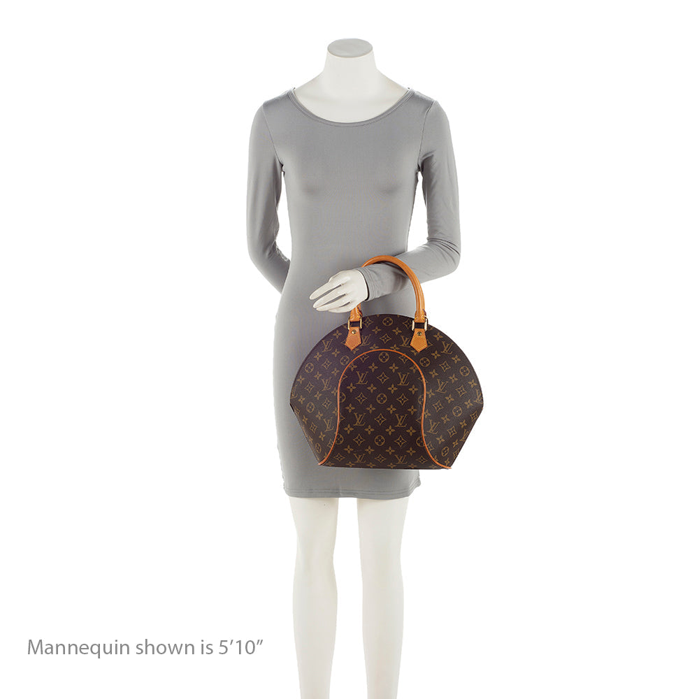 Louis Vuitton Vintage Monogram Canvas Ellipse MM Satchel (SHF-23167)