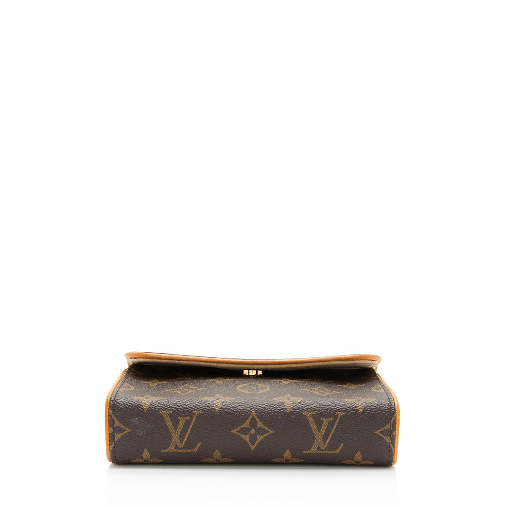 Louis Vuitton Vintage Monogram Canvas Florentine Pochette Belt Bag (SHF-pFk6FV)