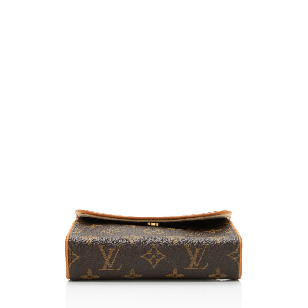 Louis Vuitton Vintage Monogram Canvas Florentine Pochette Belt Bag (SHF-DMF7dT)