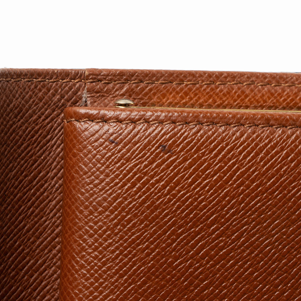 Louis Vuitton Vintage Monogram Canvas French Wallet