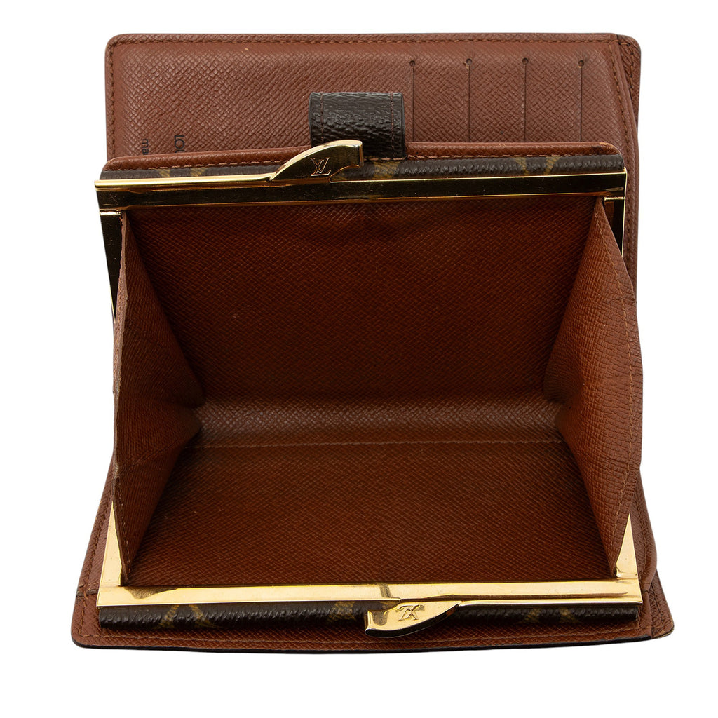 Louis Vuitton Vintage Monogram Canvas French Wallet