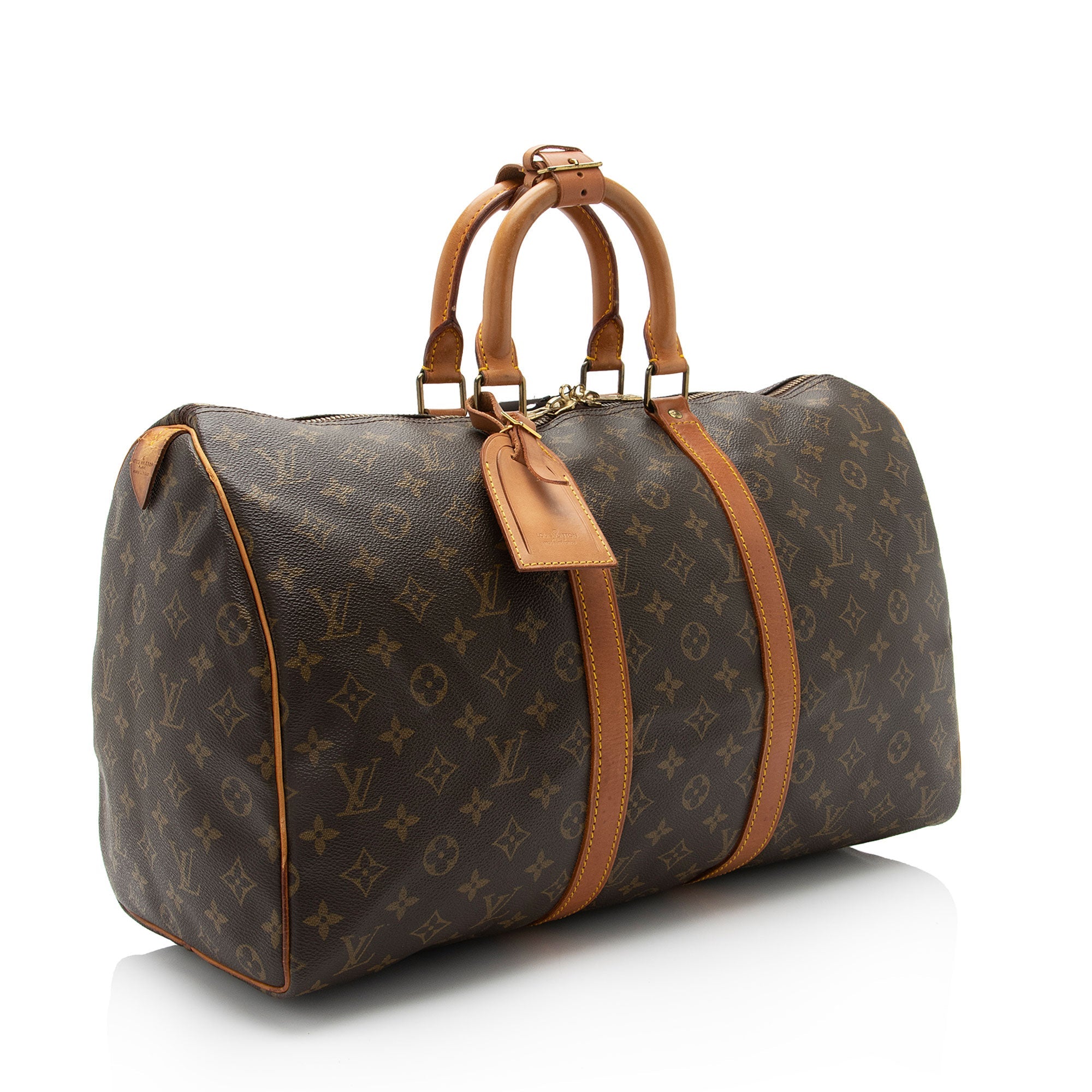Louis Vuitton Vintage Monogram Canvas Keepall 45 Duffle Bag (SHF-KoU1ul)