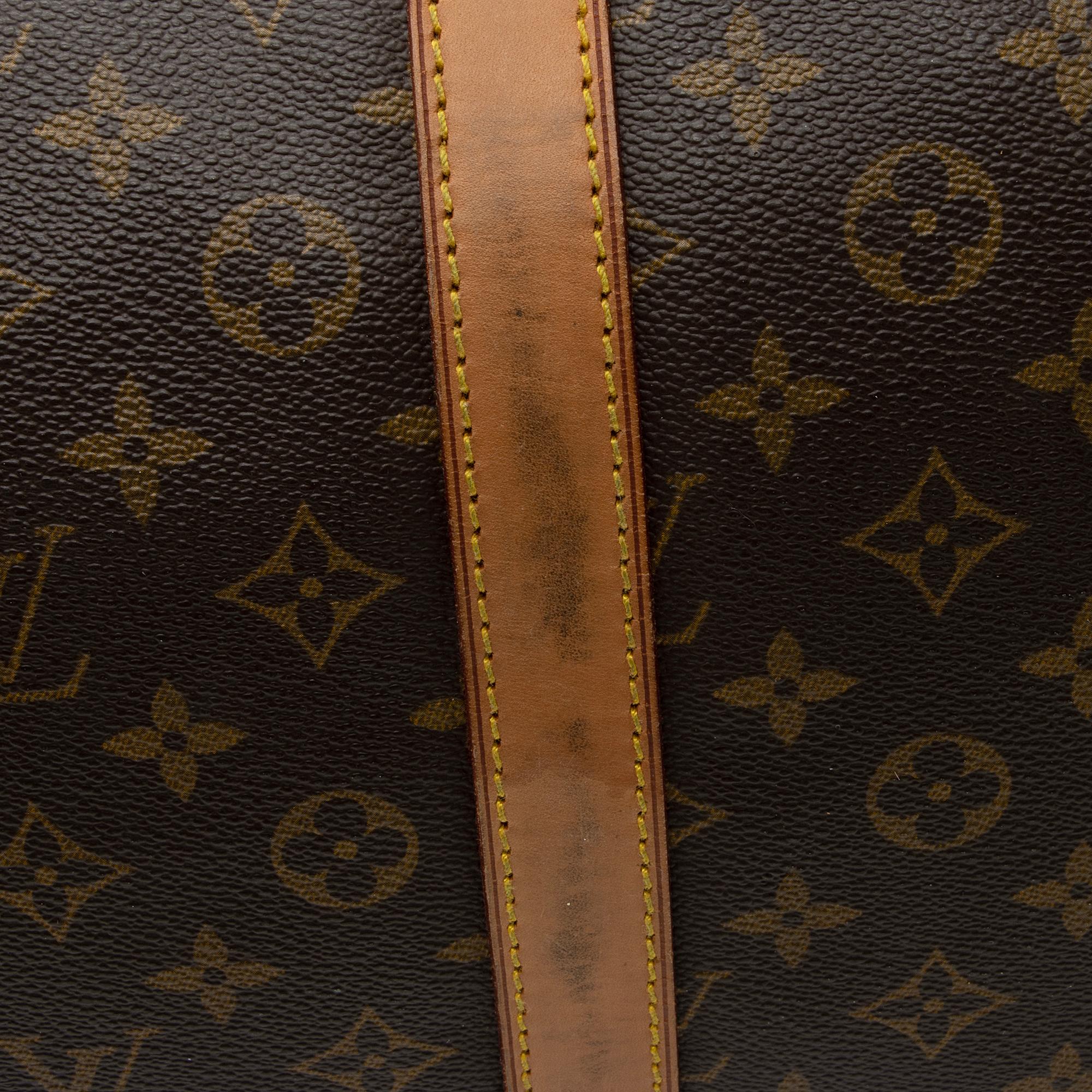 Louis Vuitton Vintage Monogram Canvas Keepall 55 Duffle Bag (SHF-s4h4Kj)