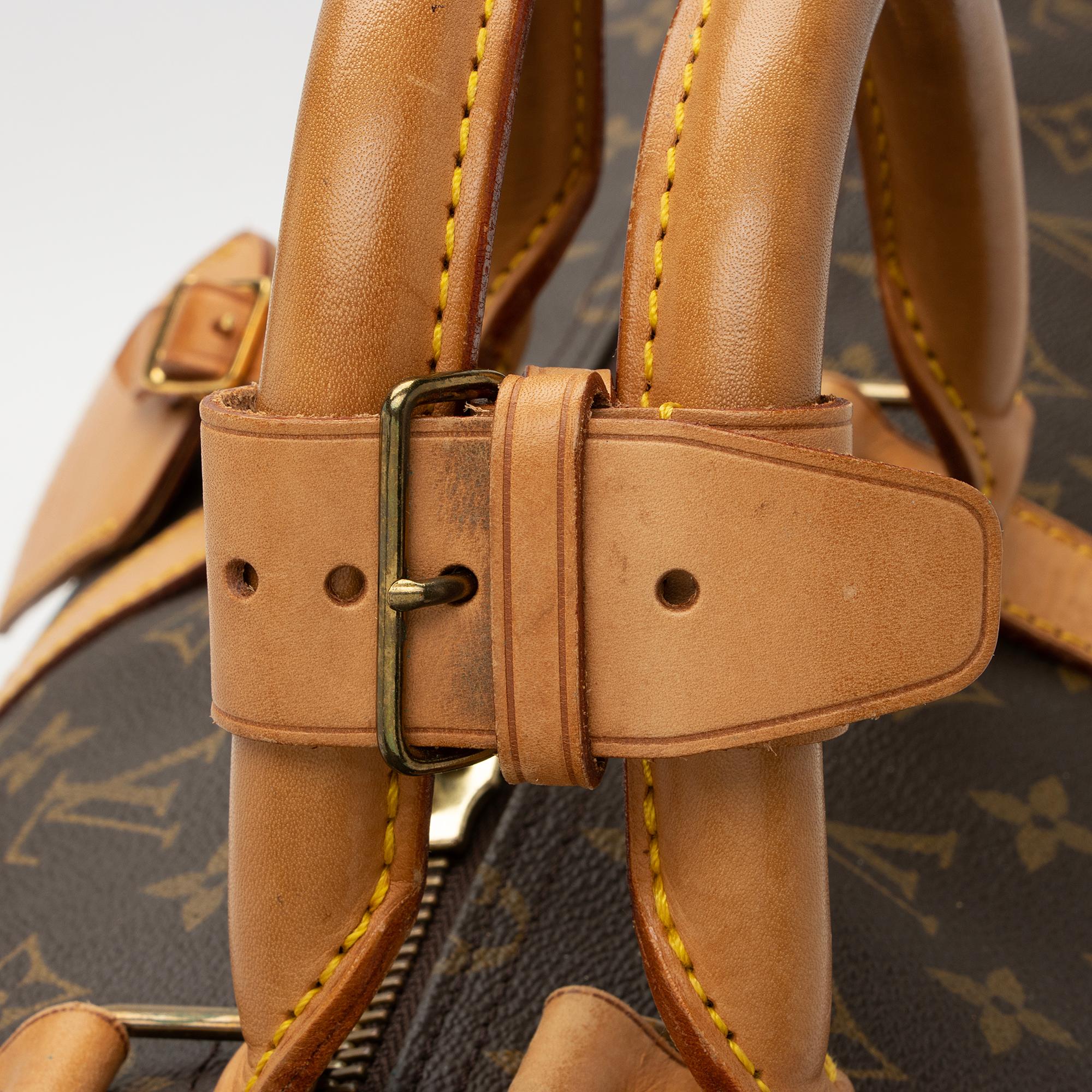 Louis Vuitton Vintage Monogram Canvas Keepall 55 Duffle Bag (SHF-s4h4Kj)