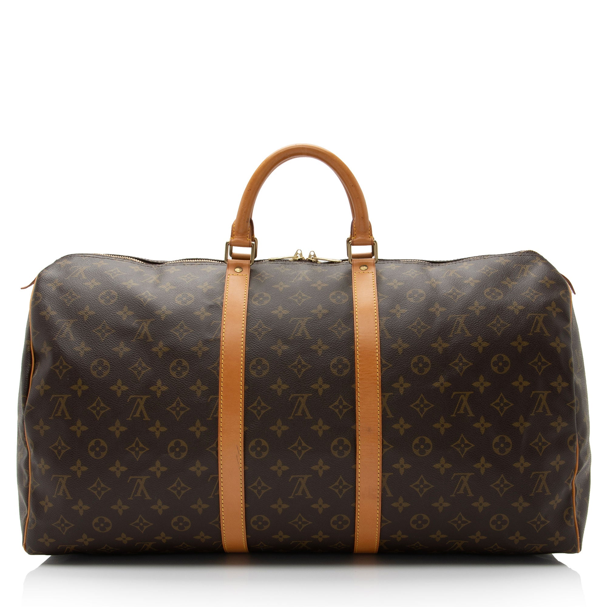 Louis Vuitton Vintage Monogram Canvas Keepall 55 Duffle Bag (SHF-xIA279)