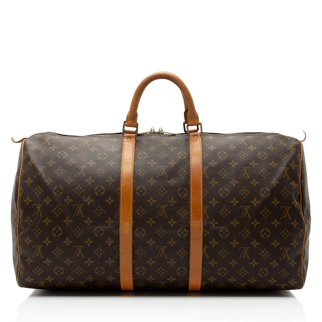 Louis Vuitton Vintage Monogram Canvas Keepall 55 Duffle Bag (SHF-z3uo3H)