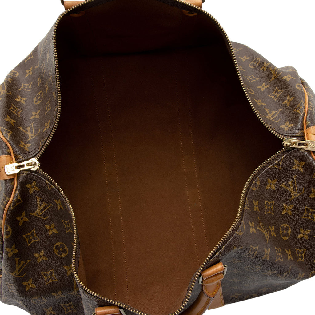 Louis Vuitton Vintage Monogram Canvas Keepall 55 Duffle Bag (SHF-z3uo3H)