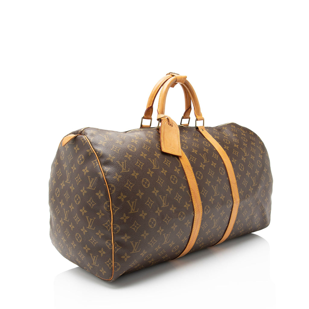 Louis Vuitton Vintage Monogram Canvas Keepall 55 Duffle