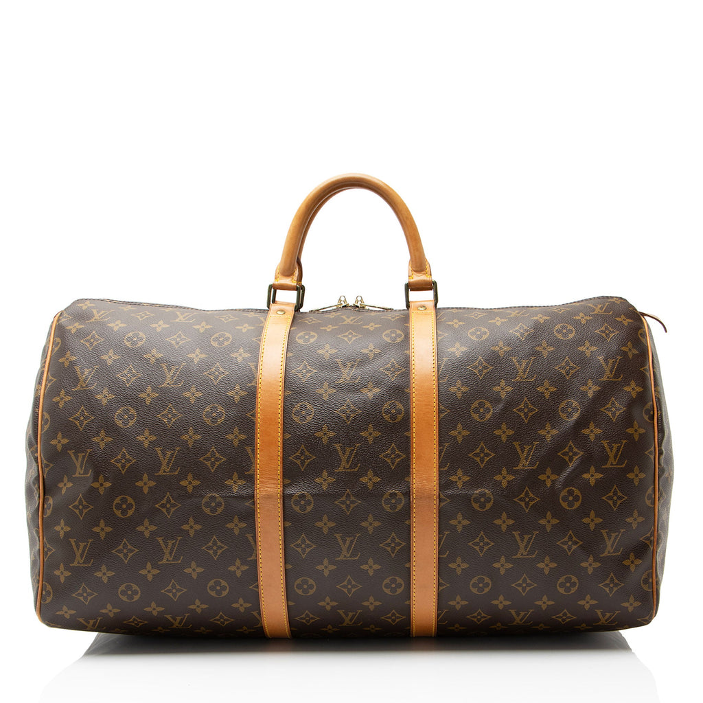 Louis Vuitton Vintage Monogram Canvas Keepall 55 Duffle