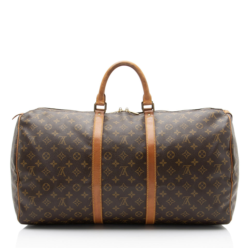 Louis Vuitton Vintage Monogram Canvas Keepall 55 Duffle
